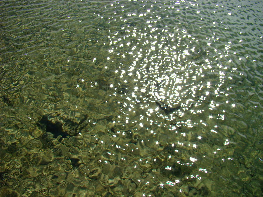 Diamonds in water Photograph by Patricia Drohan