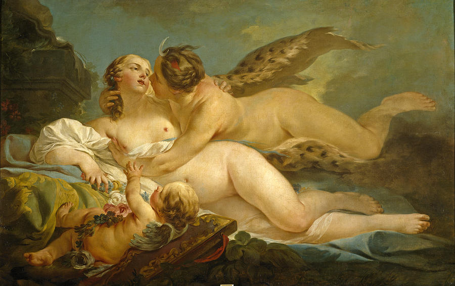 Diana and Callisto Painting by Jean-Baptiste Marie Pierre