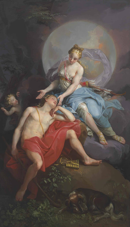 Diana and Endymion Painting by Laurent Pecheux