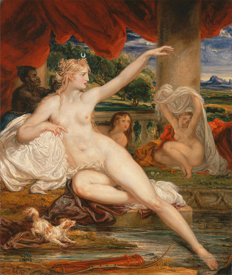 Diana at the Bath Painting by James Ward