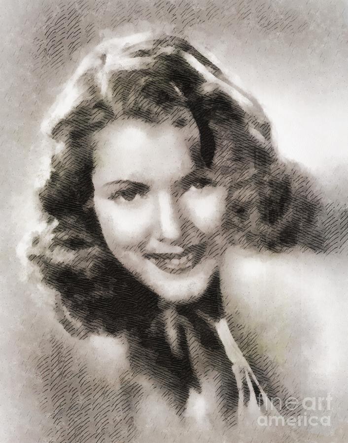 Diana Barrymore, Actress Painting by Esoterica Art Agency