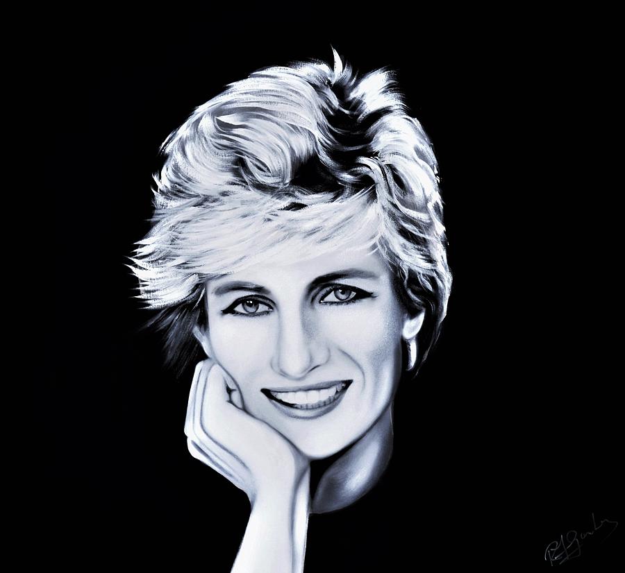 Diana Painting by Richard Garnham
