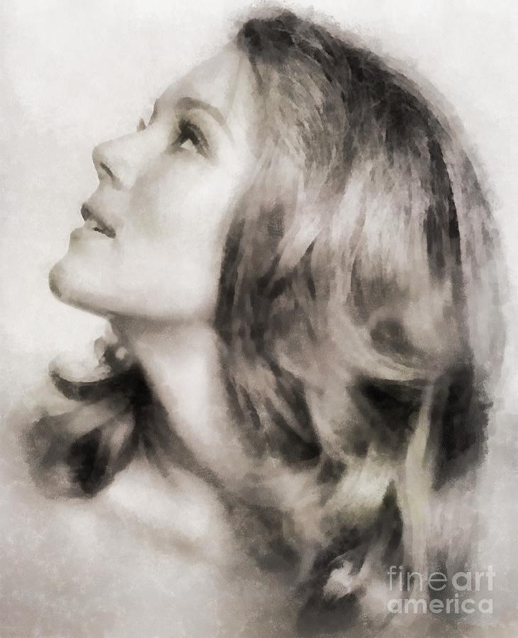 Diana Rigg, Actress Painting by Esoterica Art Agency