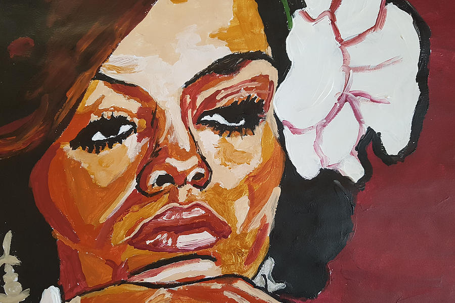 Diana Ross Painting by Rachel Natalie Rawlins