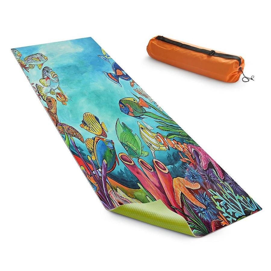 Dianochedesigns yoga Mat Painting by Patti Schermerhorn