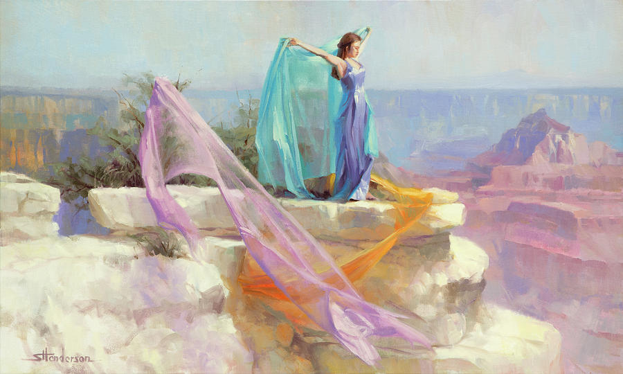 Grand Canyon National Park Painting - Diaphanous by Steve Henderson