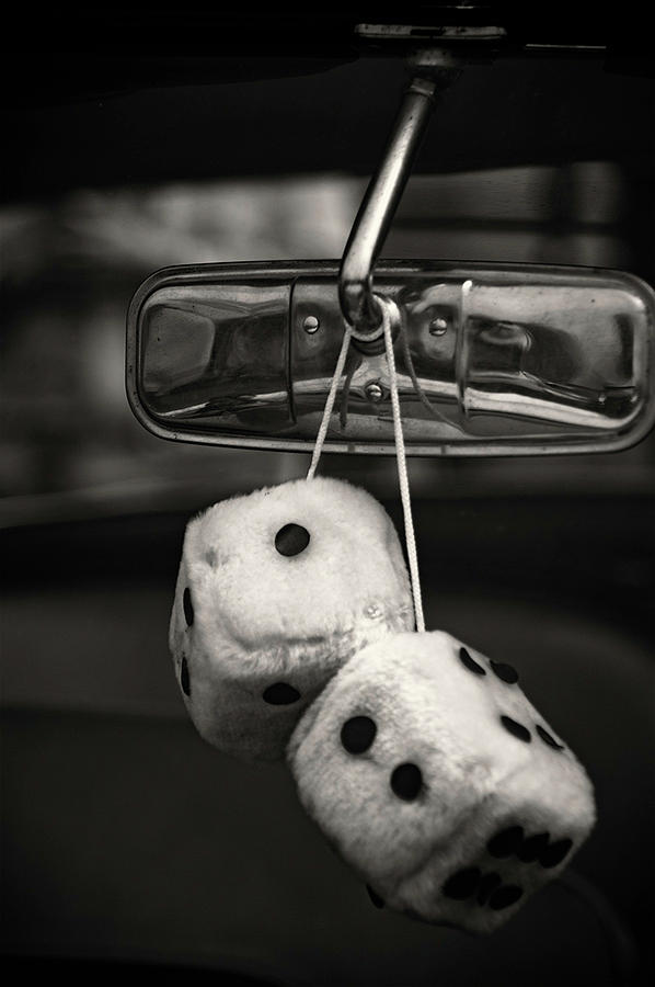 Dice in the Window Photograph by Kathleen Messmer