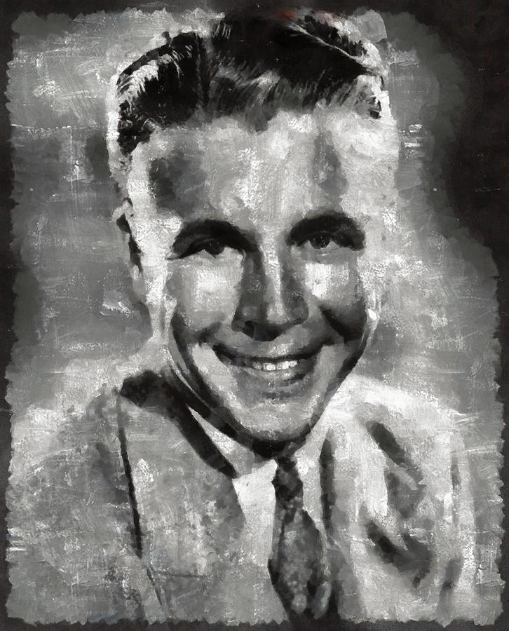 Dick Powell Vintage Hollywood Actor Painting