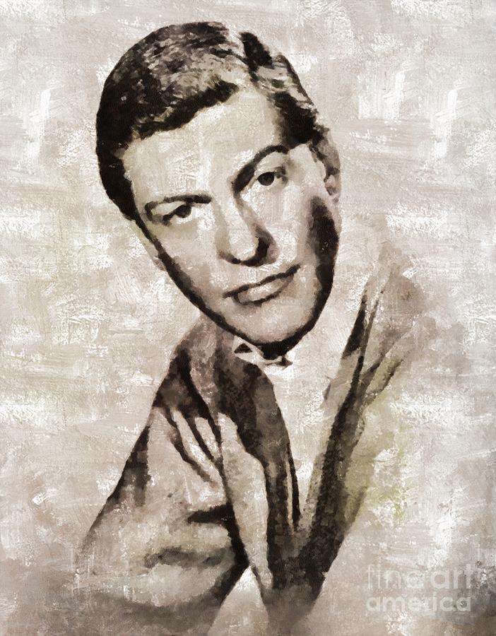 Dick Van Dyke, Vintage Actor By Mary Bassett Painting
