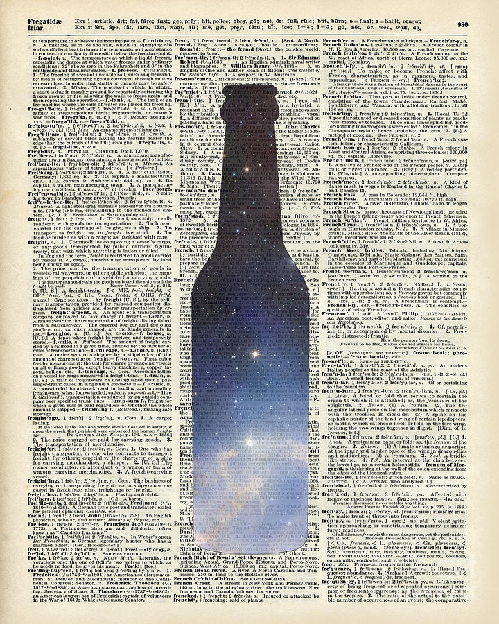 Fantasy Painting - Dictionary Art - Magic Beer by Anna W