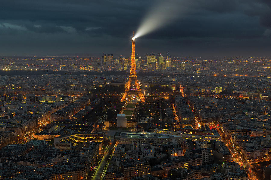 Paris Photograph - Didnt know Paris has a skyline by Alex Aves
