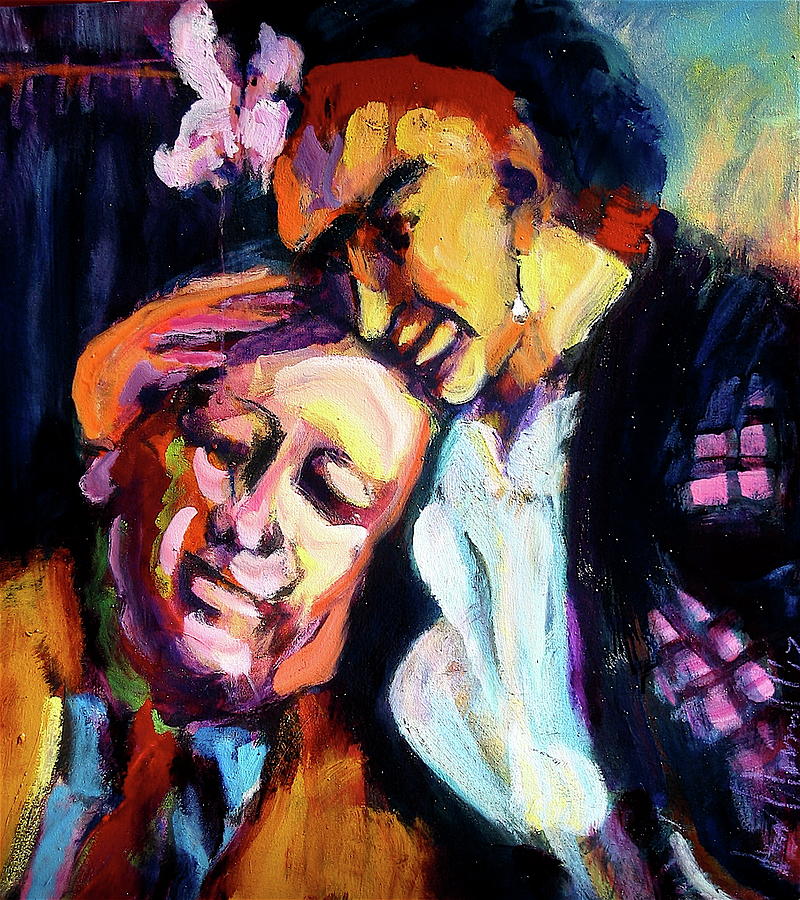 Diego and Frida Painting by Les Leffingwell