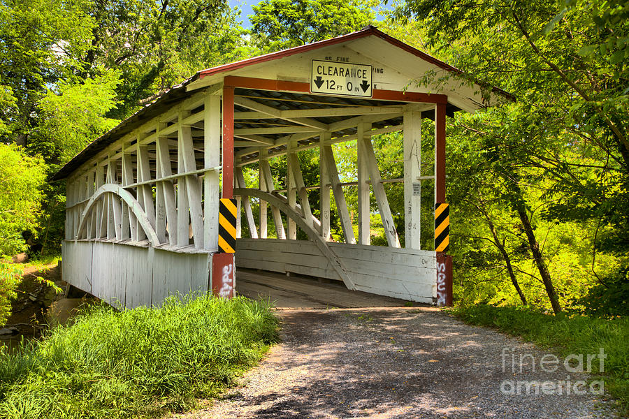 Diehls Covered Bridge Photograph by Adam Jewell