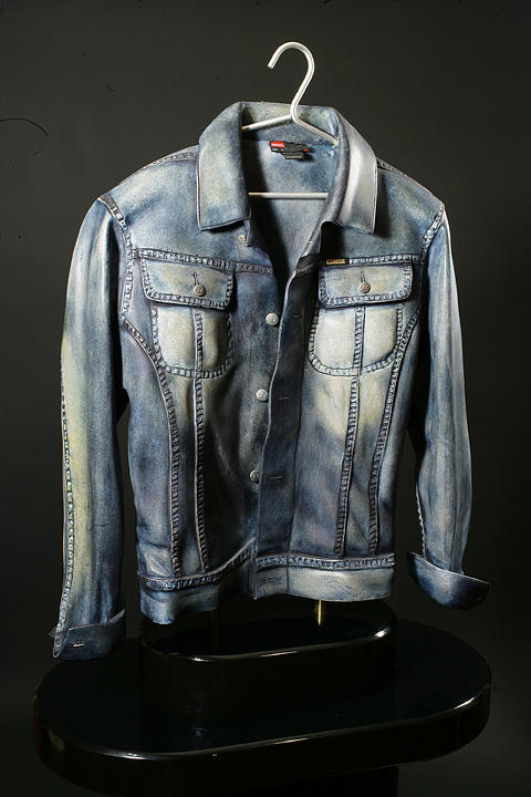 Diesel Jean Jacket Sculpture by Robin Antar - Pixels