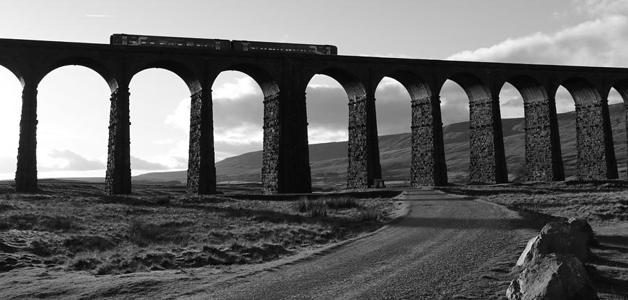 Diesel on The Ribblehead Viaduct Photograph by Lukasz Ryszka