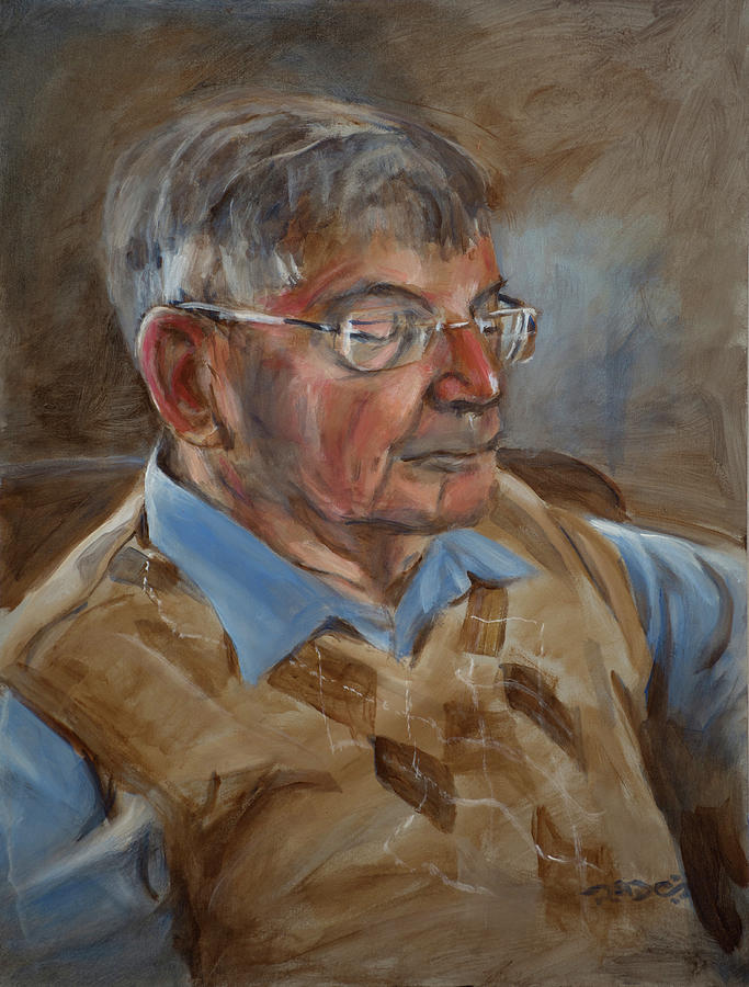 Portrait Painting - Dietrich Berner by Christopher Reid