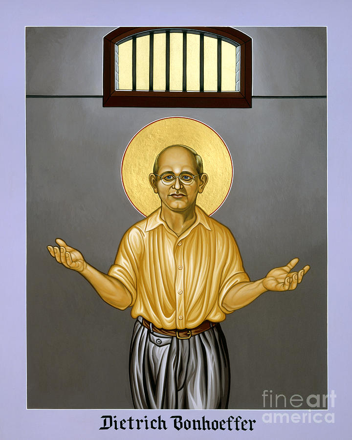 Dietrich Bonhoeffer - LWDIB Painting by Lewis Williams OFS