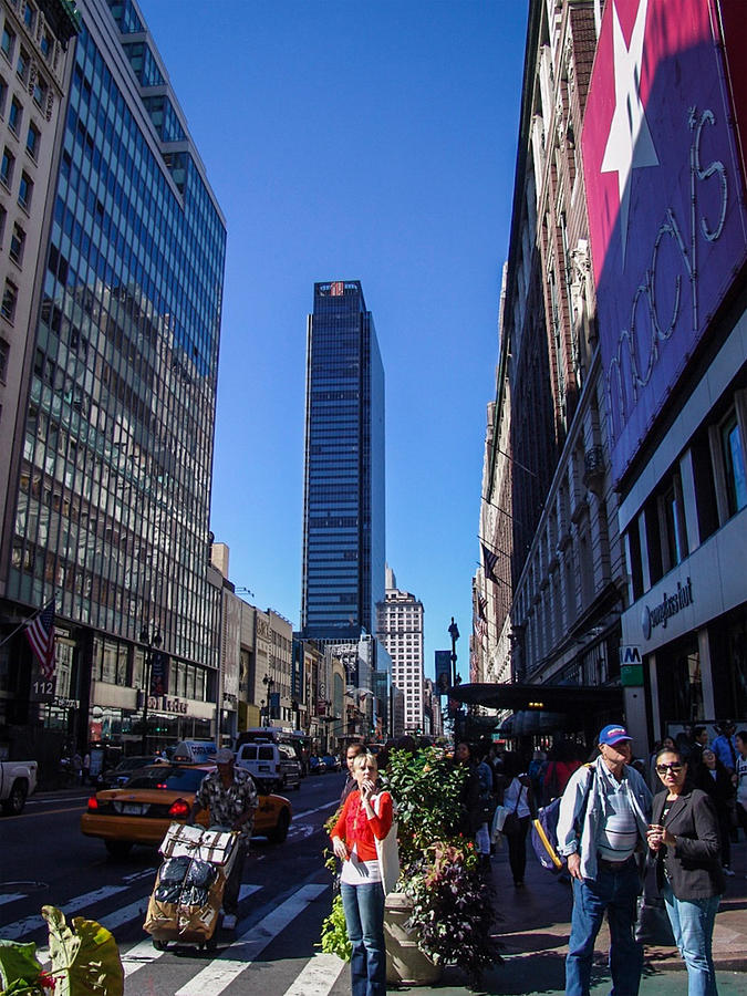 diEyeSpyArtNYC Midtown Stroll 8109 Photograph by DiDesigns Graphics