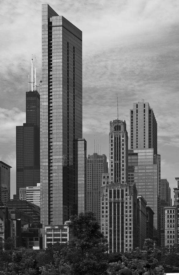 Black And White Photograph - Different Era Towers by Kevin Eatinger