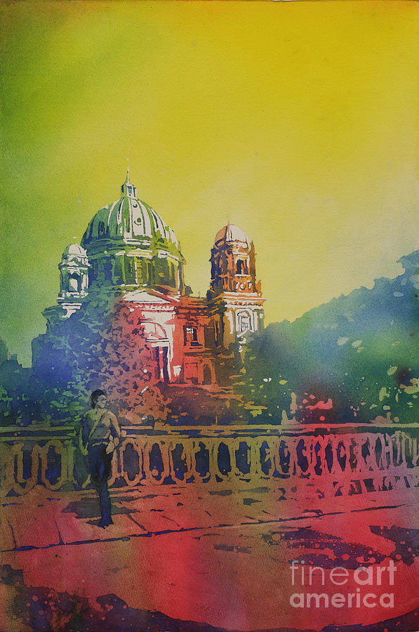 Berlin Painting - Different Look on the Berlin Cathedral by Ryan Fox