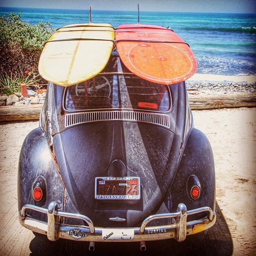 Surf Photograph - Surf Bug At Sano by Hal Bowles Surf Photograph - Surf Bug At Sano by Hal Bowles