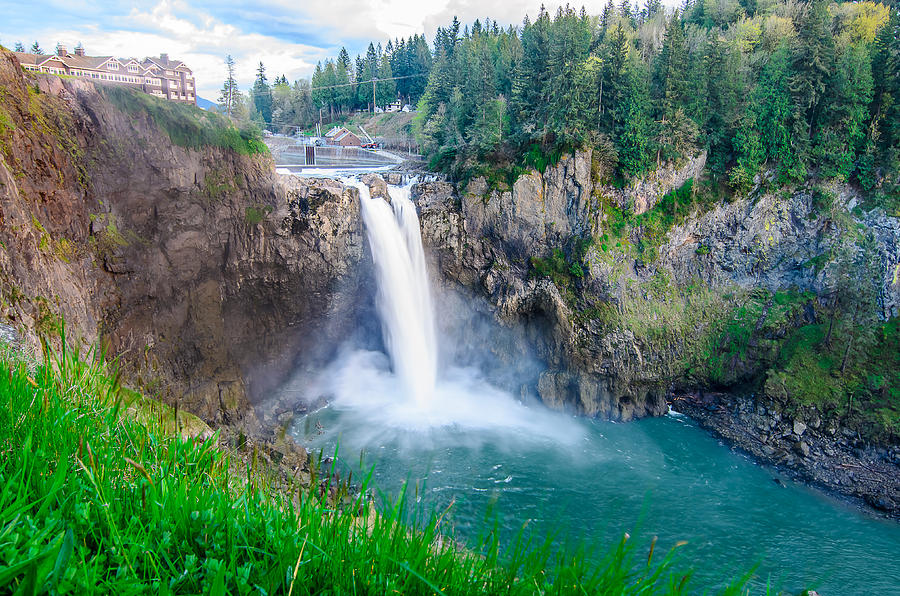 Digital Art of Snoqualmie Falls Photograph by Hariharan Ganesh - Fine ...