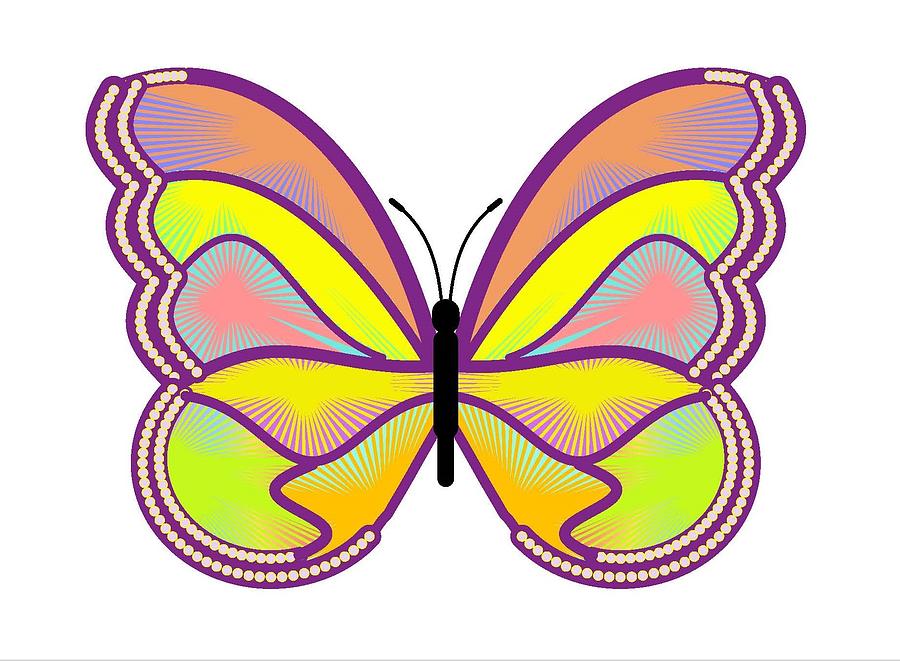 Butterfly Decryptrion Digital Art by Richard Widows