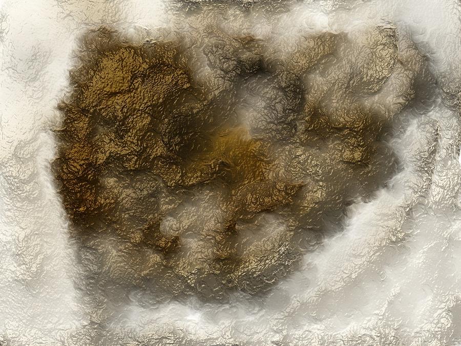 Texture Digital Art - Digital Cloud Tops by Connie Kottmann