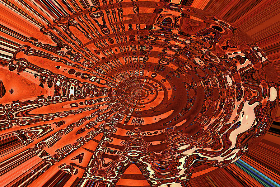 Digital melting Glass Plate Digital Art by Tom Janca