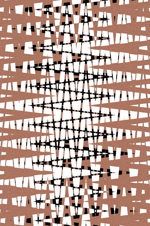 Digital Weave Panel Abstract #4a Digital Art by Tom Janca