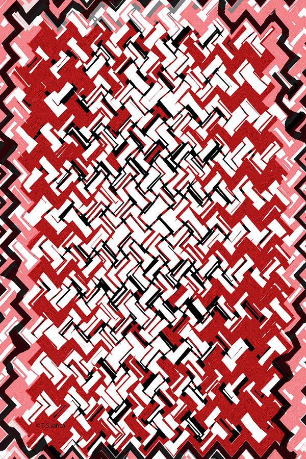 Digital Weave Panel Abstract Digital Art by Tom Janca