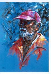 Portrait Painting - Dignity In His Labour by Tina Siddiqui Portrait Painting - Dignity In His Labour by Tina Siddiqui