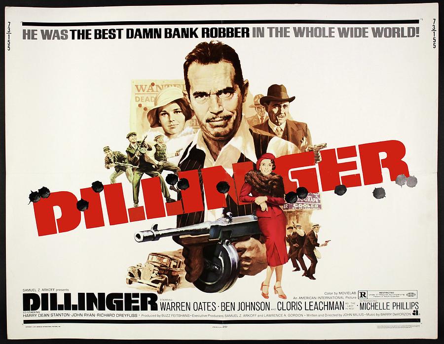 Movie Poster 1973 Dillinger 