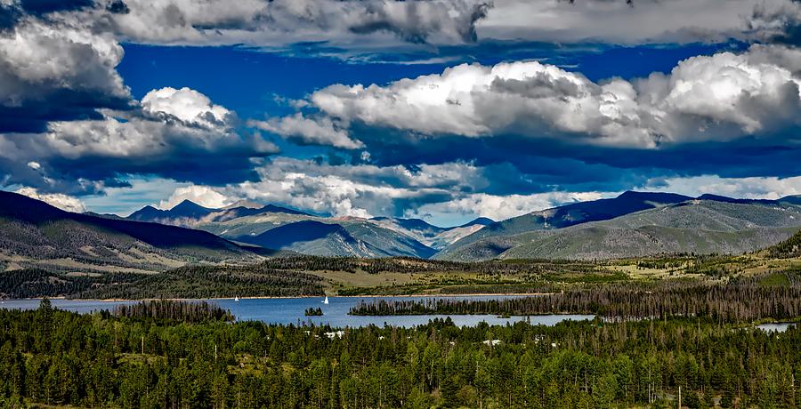 Nature Photograph - Dillon Reservoir Panorama by Mountain Dreams