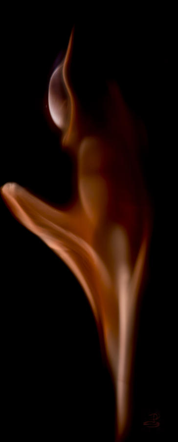 Fire Photograph - Dimension Blend by Steven Poulton