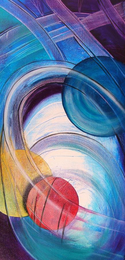 New Age Painting - Dimensional Portal by Reina Cottier