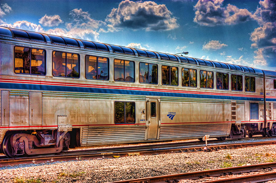 Train Photograph - Dine and Ride by Joetta West