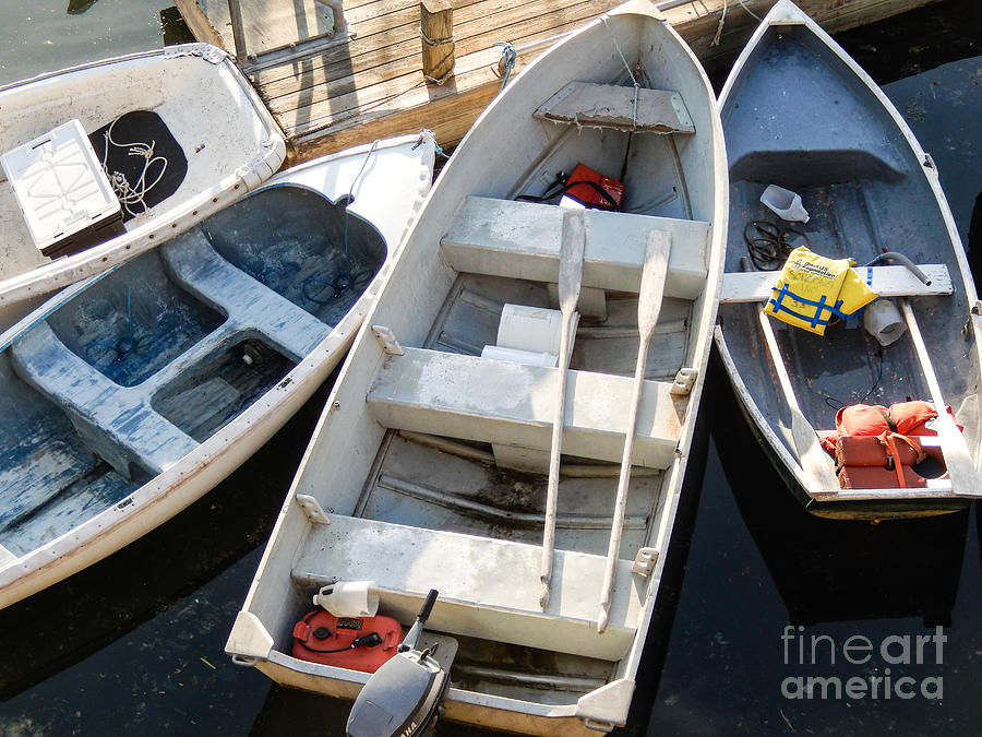 Dinghies Photograph by John Greco