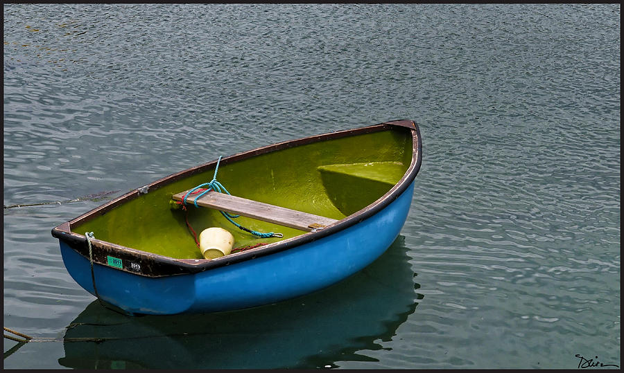 Dinghy in Lyme Regis Photograph by Peggy Dietz