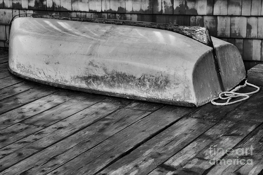 Dinghy On The Dock Photograph by Adam Jewell