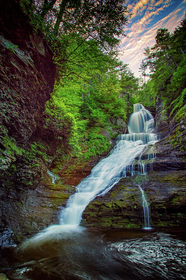 Waterfall Photograph - Dingmans Falls by Rick Berk