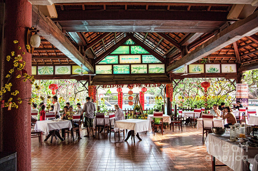 Dining Area Sai Gon Suoi Nhum Phan Thiet  Photograph by Chuck Kuhn