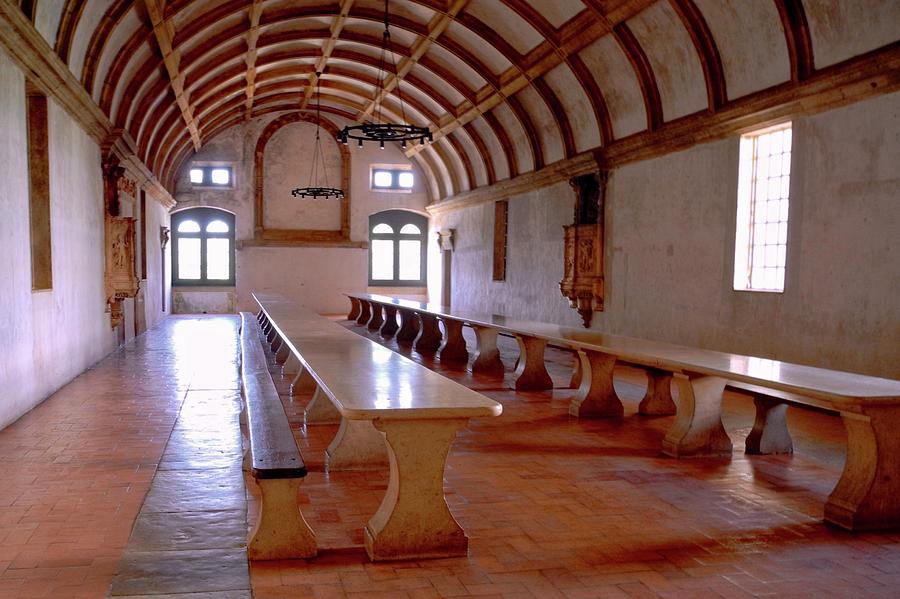 Dining Hall in Monastery  Photograph by Kirsten Giving
