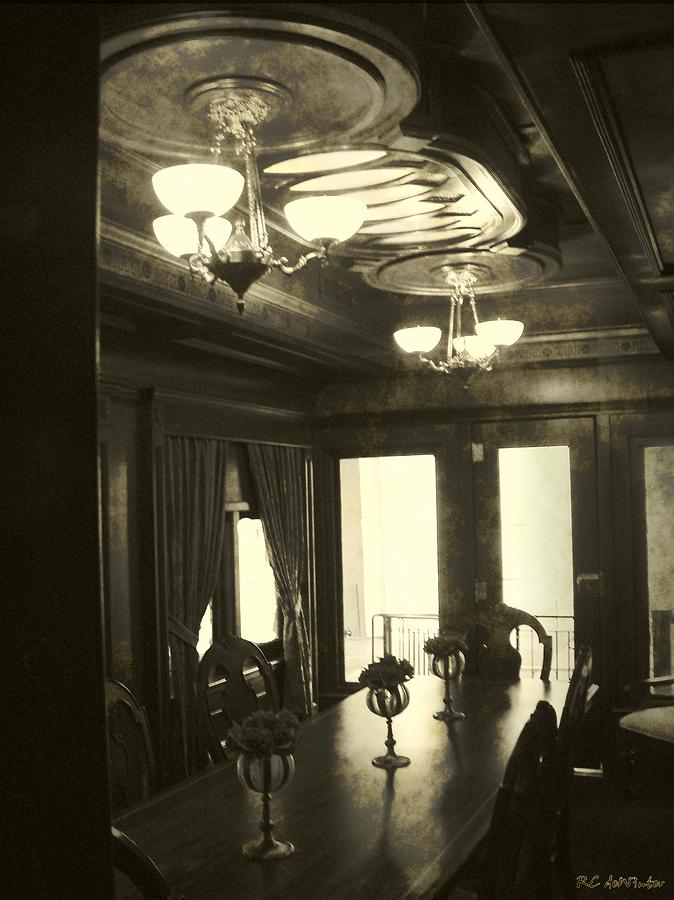Antique Photograph - Dining In Style by RC DeWinter Antique Photograph - Dining In Style by RC DeWinter
