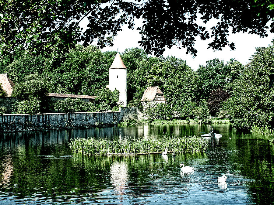 Dinkelsbuhl and Rothenburg Pond Photograph by Joseph Hendrix