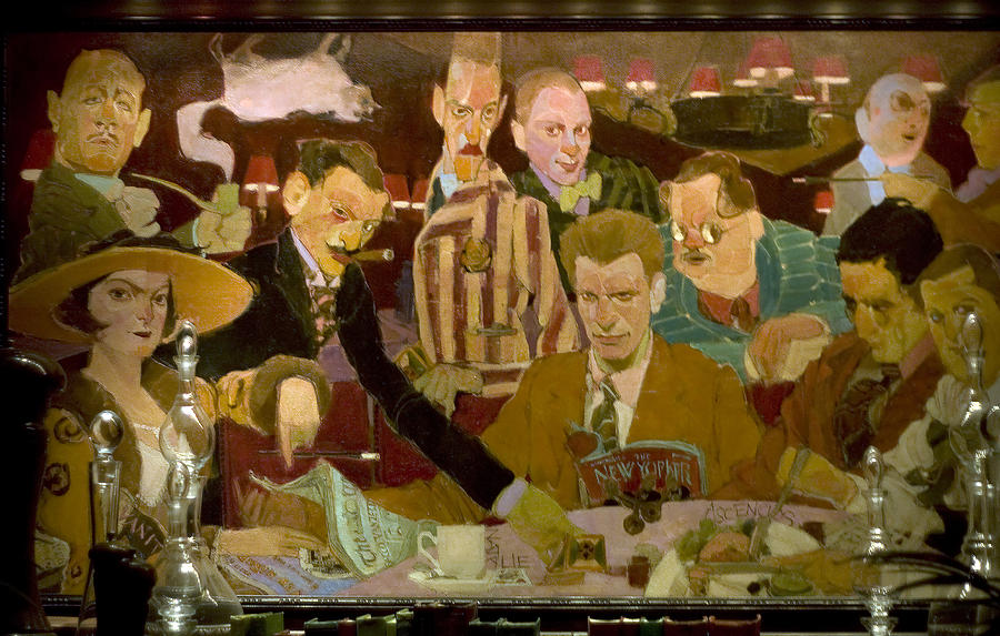 New York City Photograph - Dinner at the Algonquin Round Table by Carl Purcell