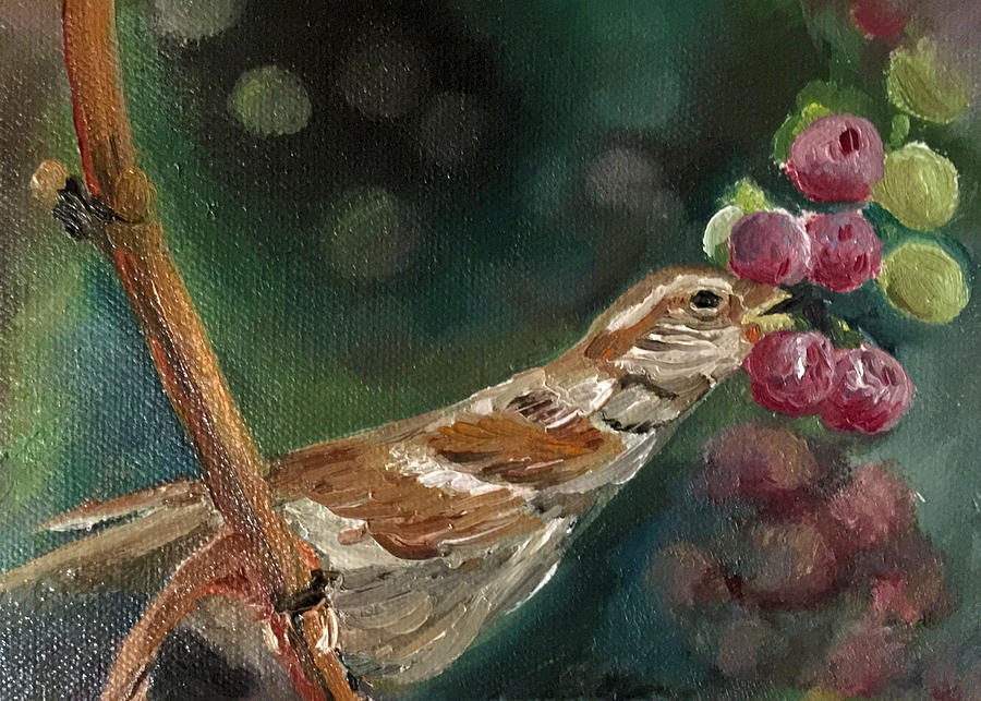 Dinner at the Vineyard Painting by Jan Dappen