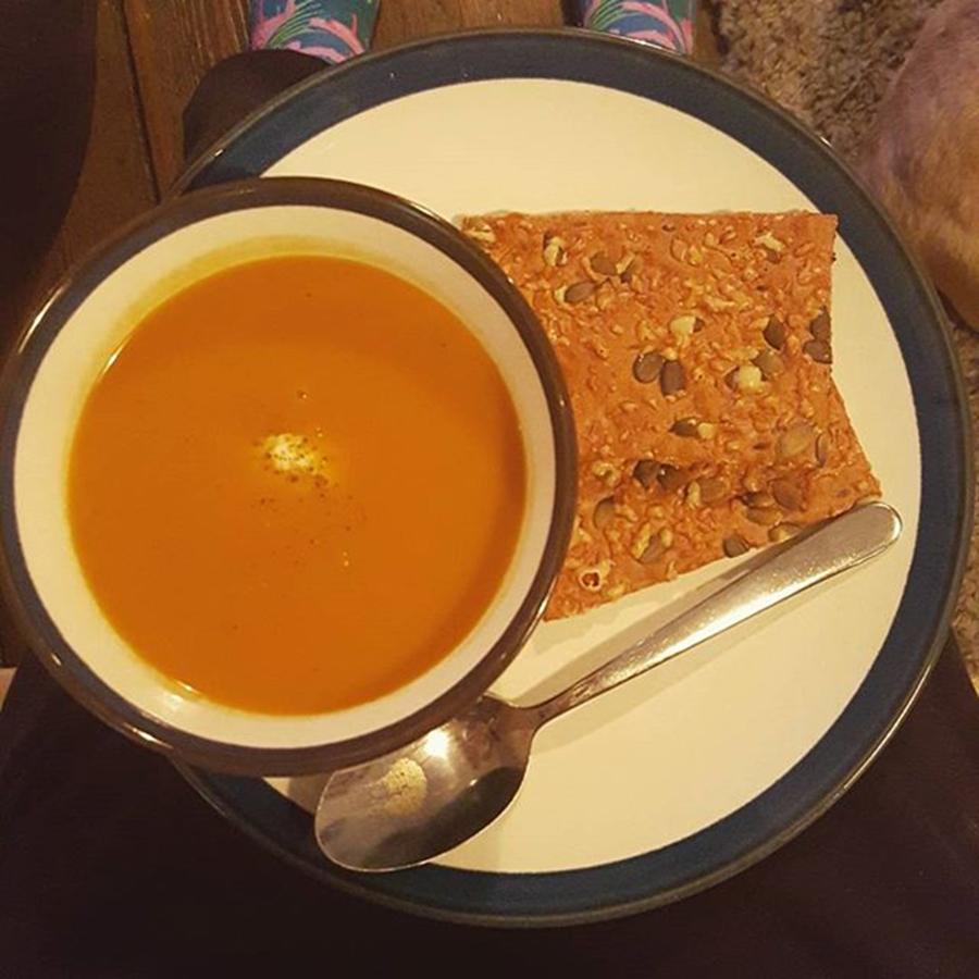 Healthy Photograph - Dinner Last Night... More Homemade Soup by Natalie Anne