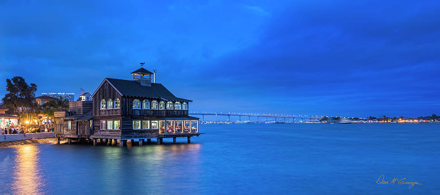 Dinner on the Bay Photograph by Dan McGeorge