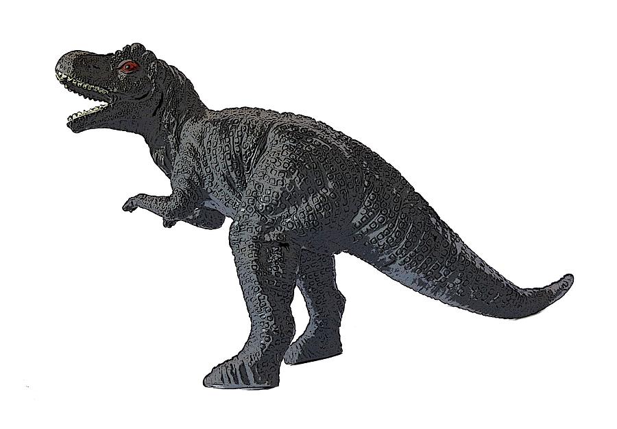 Prehistoric Digital Art - Dino Ceratosaurus by Miroslav Nemecek